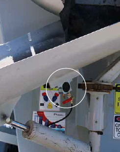 OT (rotary pneumatic vibrator) - Chute on concrete mixer.png