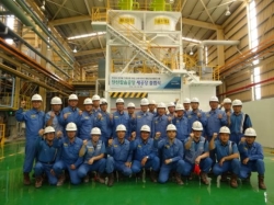 포스코켐텍 탄산칼슘 새공장 출범식... 일본 독점시장에 도전장