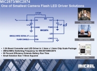 최소형 카메라 플래시 LED 드라이버 솔루션