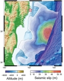 도호쿠지방 태평양지진에 동반된 반복적인 지진의 흔들림 재현