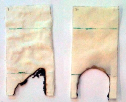 화재로부터 섬유를 보호하는 우유 단백질