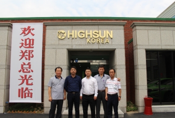 (주)하이선코리아 본사에 HIGHSUN 대표 방문