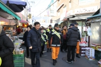 용산소방서, ‘전통시장 안전확보’를 위한 가두캠페인 실시