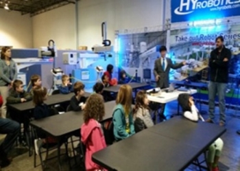 Rockwood School District 초등학교 로봇 클럽, 한양로보틱스 미국지사 방문