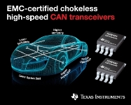 TI, 오토모티브 업계에서 가장 우수한 EMC 성능을 제공하는 초크리스 고속 CAN 트랜시버 제품군 출시