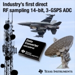 TI, 업계 최초의 14bit, 3GSPS RF 샘플링 아날로그-디지털 컨버터 출시