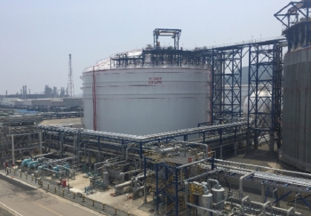 한화토탈 4만톤 규모 초대형 LPG 탱크 완공