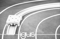 igus, 다양한 반경에 대응하는 곡선 캐리지