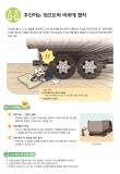 재해사례 - 후진하는 덤프트럭 바퀴에 협착