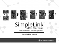 IoT를 위해 새로운 SimpleLink MCU 플랫폼으로 무엇을 할 수 있나?