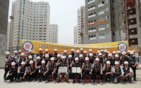 한화건설 수원권선아파트신축현장   매경안전보건경영시스템 인증 획득