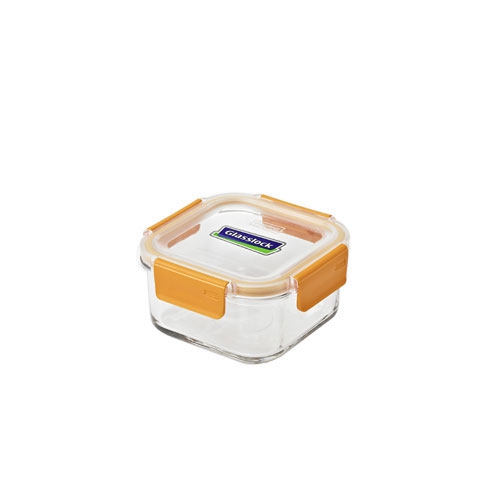 글라스락 정사각 2호 퓨어 (490ml) - 24개(1set=1box)