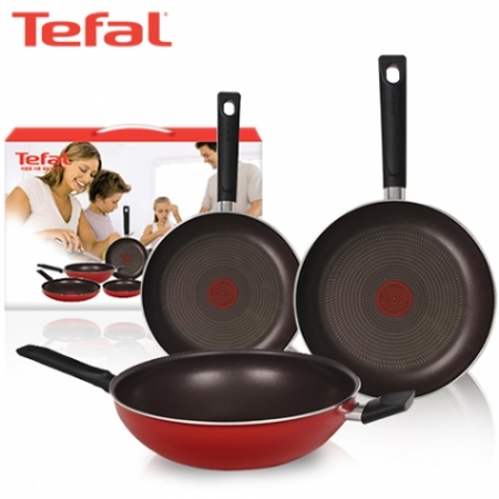 테팔 S플러스 3조 (24cm+28cm+30wok ) - 4set / 1BOX
