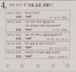 다음중 가장 슬픈상황은?