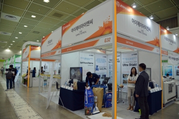 [ENVEX 2018](주)아이제이아이엔씨, 기름 흡착제 '스필하운드' 선보이다