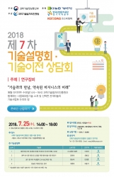 과학기술일자리진흥원, 2018년 제7차 기술설명회·기술이전 상담회 개최