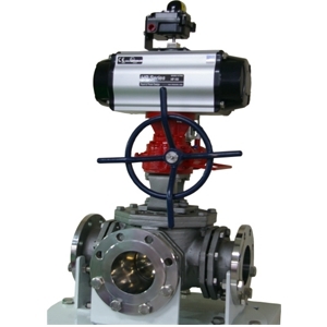 3-WAY T-TYPE BALL VALVE