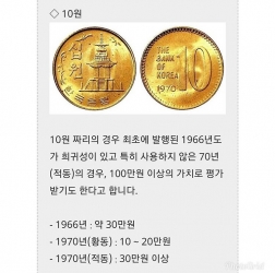 이거보면 집에서 한번쯤 동전통을 뒤져보게 된다.