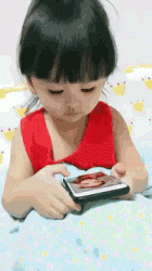 아빠 몰래 밤에 핸드폰하기