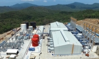 현대重, 콜롬비아에 친환경 엔진 발전소 완공