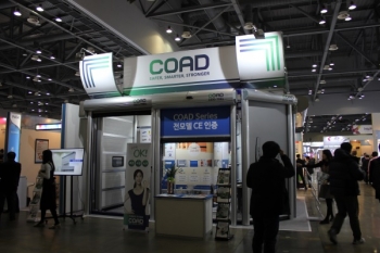 [KOPLAS 2019] 산업용자동문 시공 전문기업 코아드, 스피드도어 출품