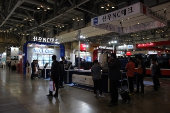 [BUTECH 2019] (주)신우엔씨테크, 가격대 성능비가 뛰어난 CNC 제품 생산