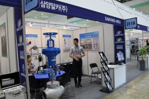 [2019 국제전기전력 전시회] 삼양알카(주), 밸브 및 목적용 기계 전문제조업체