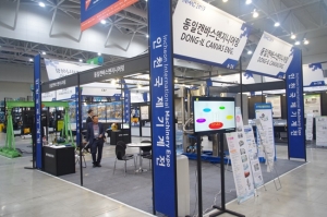 [INMAC 2019] 동일캔바스엔지니어링(주), 수직형 전자동 필터프레스 선보여