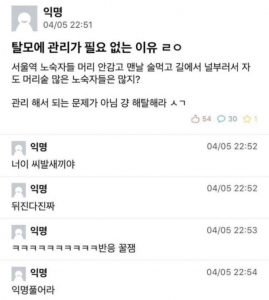 탈모에 관리가 필요 없는 이유