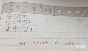 꼬마의 순두부 삼행시