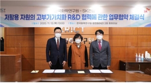 한국화학연구원-SK건설, 친환경 기술로 활용도 낮은 자원 고부가가치화한다