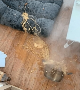 라면을 거꾸로 하면?