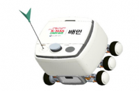 중기부 박영선 장관-배우 박상원, 배달로봇 '딜리'와 함께 삼청동 소상공인 격려 방문