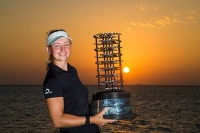 페데르센, 사우디에서 열린 첫 여자 골프대회 우승