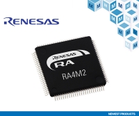 마우저 일렉트로닉스, 르네사스 일렉트로닉스의 IoT용 초저전력 RA4M2 마이크로컨트롤러 공급