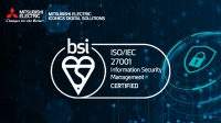 미쓰비시전기 Iconics Digital Solutions, ISO/IEC 27001 인증 획득