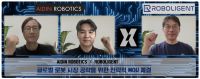 에이딘로보틱스, 美 로봇 스타트업 로볼리전트와 글로벌 시장 공략 위한 MOU 체결