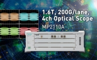 안리쓰, 200G/Lane 1.6T 전송용 60GHz 광 샘플링 오실로스코프 출시