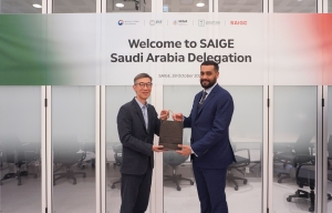 세이지, 사우디 정부 사절단 초청 AI 기술 시연 및 협력 방안 논의