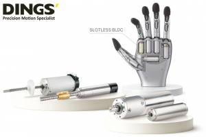 딩스코리아, 초소형 Slotless BLDC 모터로 로봇핸드 정밀 제어 혁신