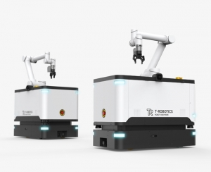 [2025 로보월드 프리뷰] (주)티로보틱스, 공정 물류 혁신 이끄는 모바일 매니퓰레이터 공개
