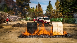 아시아나노텍, 생분해성 산불지연제 공공기관 공개