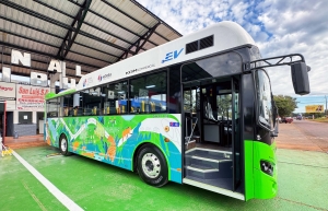 한국자동차연구원, 파라과이에서 ‘K-전기버스’ 시범 운행