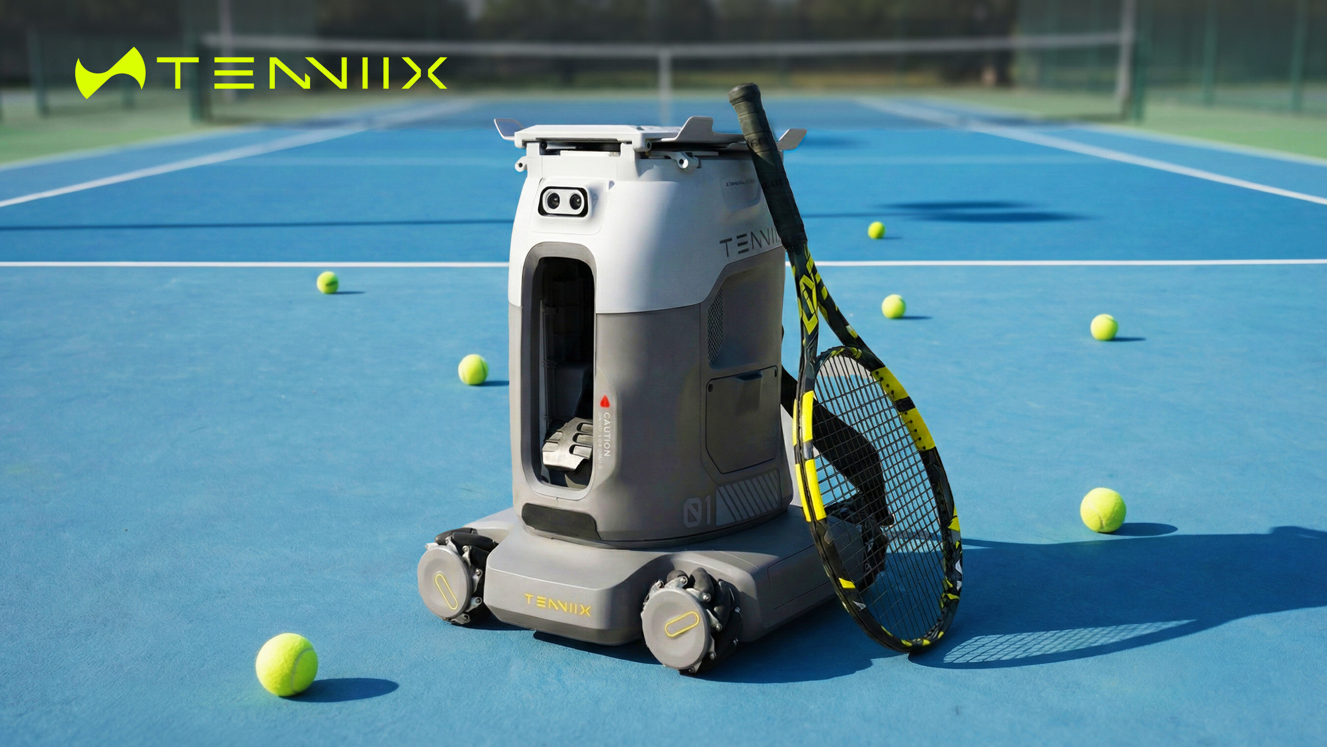 Tennex Machine Tenniix, 비전 기반 AI 테니스 로봇 공개 :: 산업뉴스 여기에