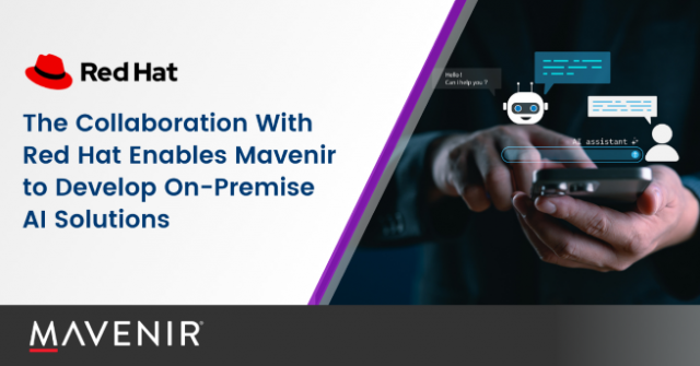 Mavenir, 대화형 AI 및 에이전트형 AI 서비스 보증 제공 위해 Red Hat과 협력