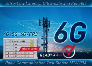 안리쓰, 6G·FR3 지원 MT8000A RF 옵션 조기 출시