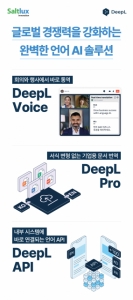 DeepL과 솔트룩스이노베이션, 실시간 AI 통번역 솔루션 ‘DeepL Voice’ 제품군 선보여