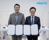 한국훼스토, 디엘정보기술과 제조 AX 가속화 맞손