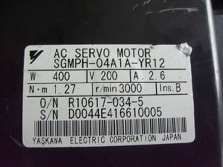야스카와 서보모터(400W,750W)