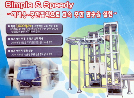 스파이럴리프터 수직연속반송기